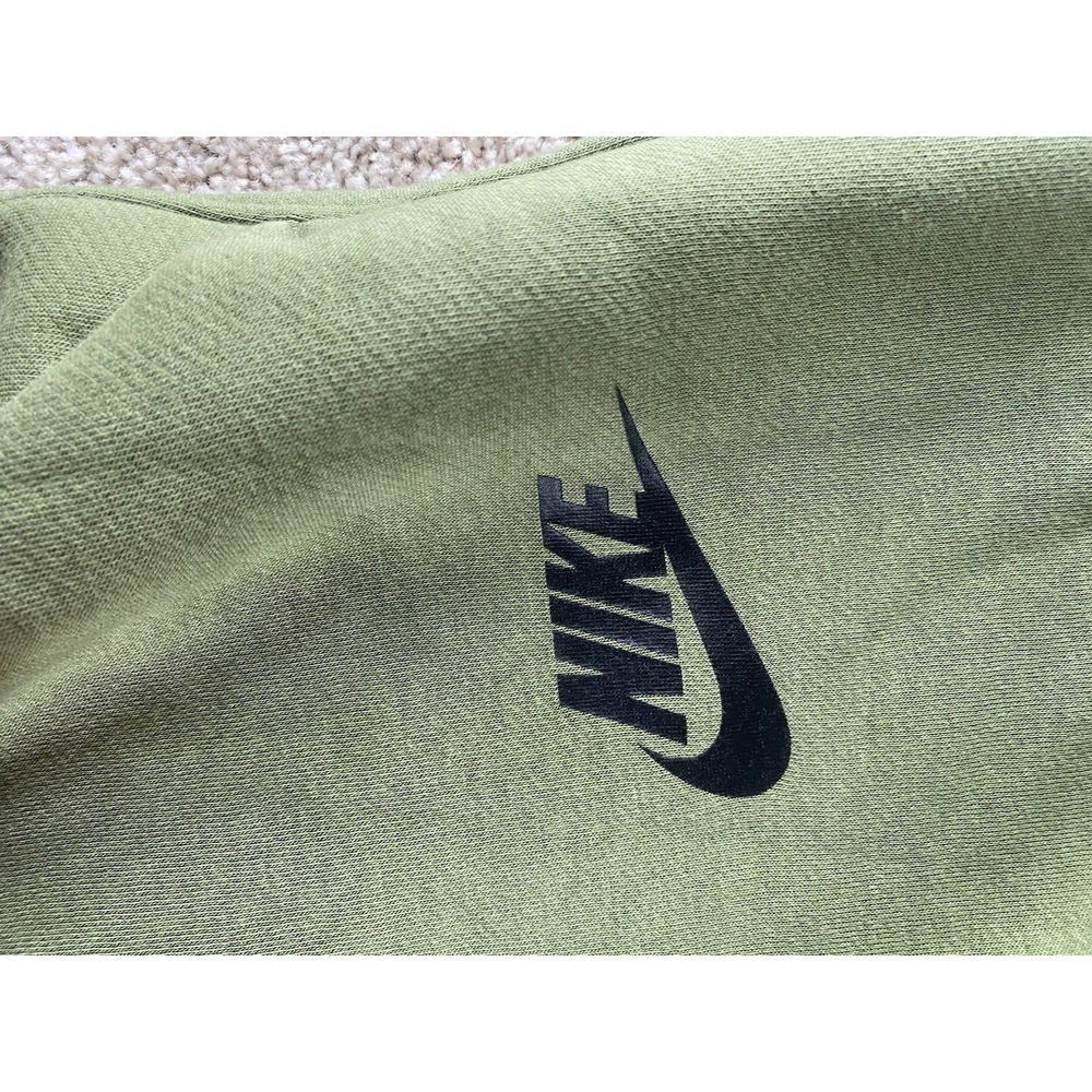 Nike Pants Men L Green Joggers Sweatpants Tech Fleece Gym Active Work 805162-387 - Picture 5 of 13